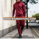 wholesale tracksuit sportswear for men with high quality /custom mens black slim fit tracksuit from China market H-2426