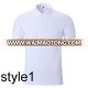 Upolon Cotton Spandex Mens polo shirt with striped collar stock