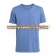 t-shirts 80% cotton 20% polyester V-neck jersey wholesale china factory